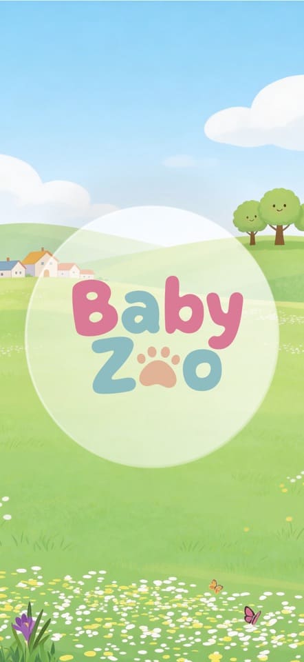 BabyZoo: ein animiertes Tierbild für Kleinkinder